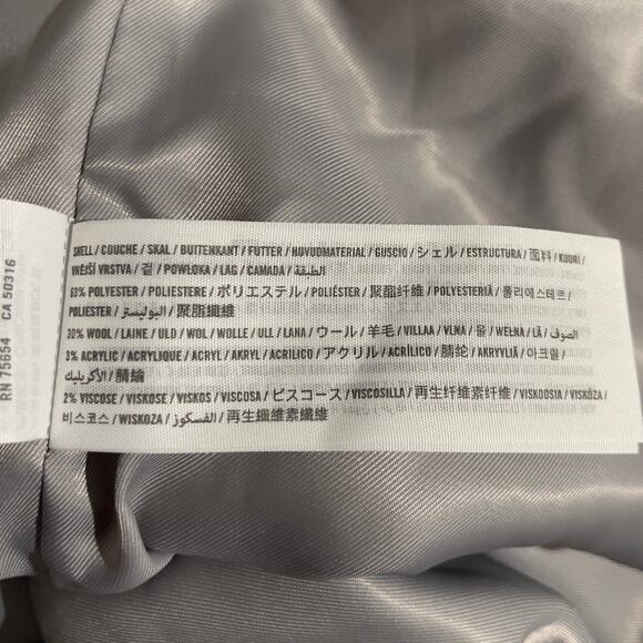 Abercrombie & Fitch Wool-Blend Coat Size Small - Picture 7 of 7